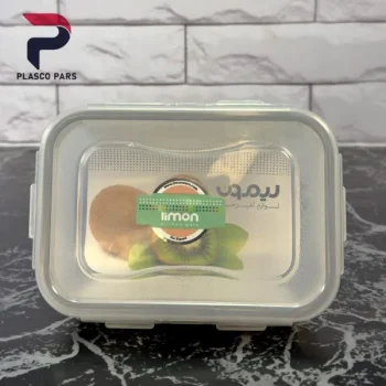ظرف فریزری 600 مستطیل لیمون - Image 3
