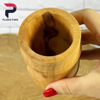 جا ادویه چوبی طرح بشکه - Image 3