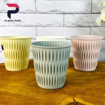 سبد همه کاره استوانه بامبو کوچک لیمون - Image 2