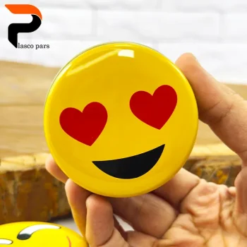 قوطی فلزی استیکر گرد - Image 3