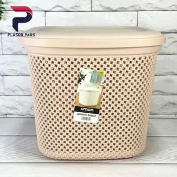 سبدرخت درب دار کوچک بافت لیمون - Image 10