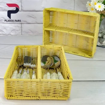 سبد بافت دو خانه تاپکو