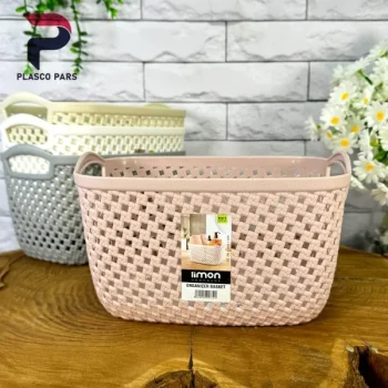 سبد مستطیل کوچک بافت لیمون - Image 7