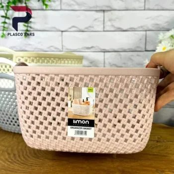 سبد مستطیل کوچک بافت لیمون - Image 2