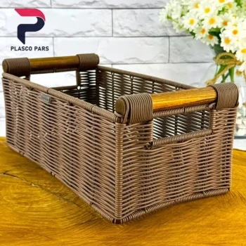 سبد بافت کمند متوسط زیبا