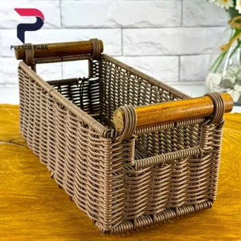 سبد بافت کمند کوچک زیبا