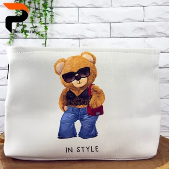 سبد لباس برزنتی مستطیل چاپدار خرسی WS - Image 2