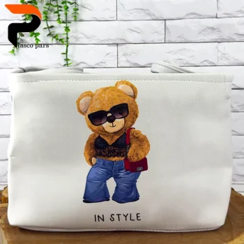 سبد لباس برزنتی مستطیل چاپدار خرسی WS - Image 5