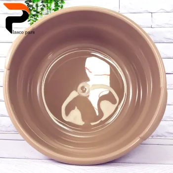 لگن گرد ترمه 1 گلد - Image 4