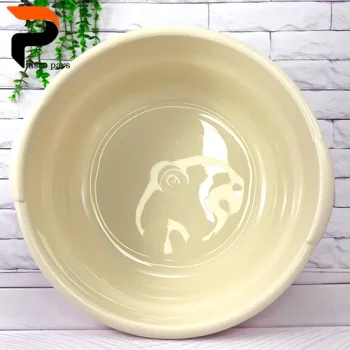 لگن گرد ترمه 2 گلد - Image 8