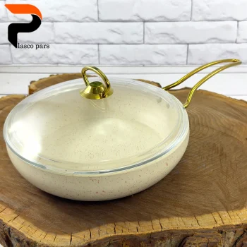 تابه 24 خمره ای تکدسته درب پیرکس کرمی هاناتک - Image 9