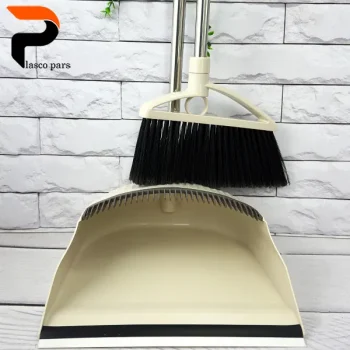 ست جاروب خاک انداز دسته استیل کلیر زیبا - Image 3