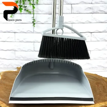 ست جاروب خاک انداز دسته استیل کلیر زیبا - Image 2