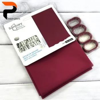 پرده حمام 180*180 خارجی