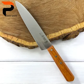 چاقو تیغه 22 سانت دسته چوبی حیدری