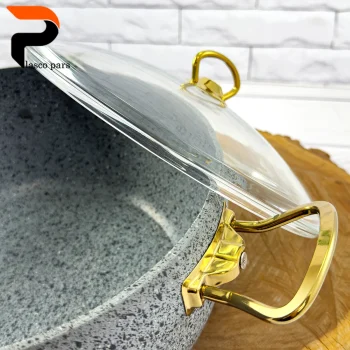 قابلمه 28 خمره ای درب پیرکس طوسی هاناتک - Image 6