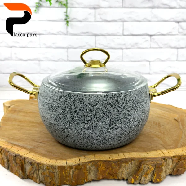 قابلمه 20 خمره ای درب پیرکس طوسی هاناتک