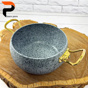 قابلمه 20 خمره ای درب پیرکس طوسی هاناتک - Image 4