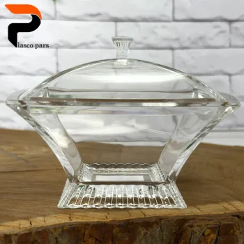 شکلات خوری 4 گوش اکرولیک لیمون - Image 4