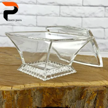 شکلات خوری 4 گوش اکرولیک لیمون - Image 3