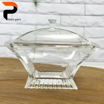 شکلات خوری 4 گوش اکرولیک لیمون - Image 2