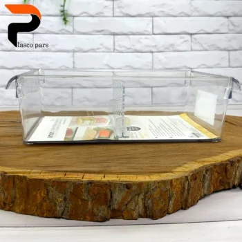 نظم دهنده 6 مقسم دار درب چوبی لیمون - Image 6