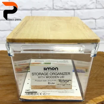 نظم دهنده 6 مقسم دار درب چوبی لیمون - Image 5