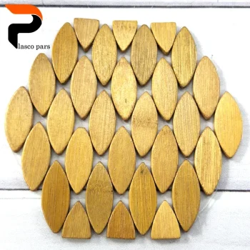 زیر دیگی چوبی مهره ای 6 ضلعی