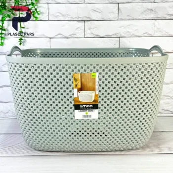 سبدرخت مستطیل بزرگ طرح بافت لیمون