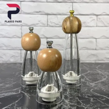 فلفل ساب اکرولیک هرمی درب چوبی کوچک