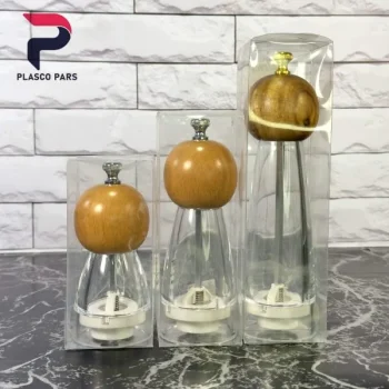 فلفل ساب اکرولیک هرمی درب چوبی متوسط - Image 3