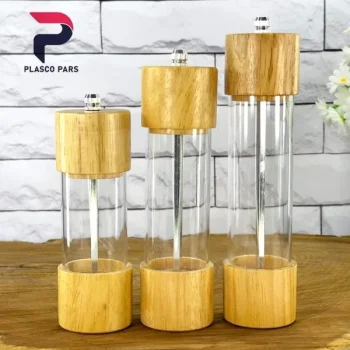 فلفل ساب اکرولیک دوسر چوبی استوانه کوچک - Image 2