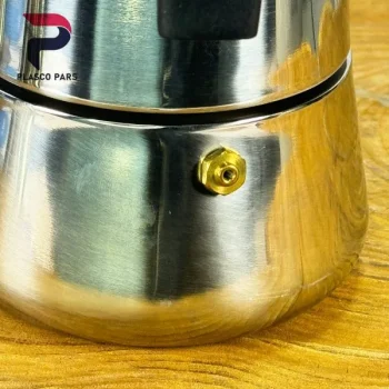 اسپرسوساز 6 کاپ استیل مخروطی - Image 4