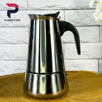 اسپرسوساز 4 کاپ استیل مخروطی