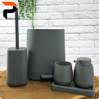 ست 5 پارچه مخملی کنتراست