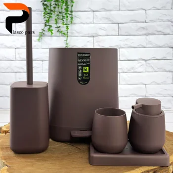 ست بهداشتی 5 پارچه میامی ساده کنتراست - Image 8