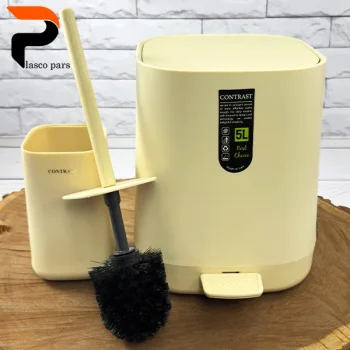 ست بهداشتی 5 پارچه میامی ساده کنتراست - Image 5