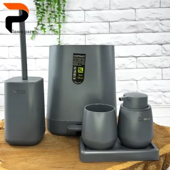 ست بهداشتی 5 پارچه میامی ساده کنتراست - Image 2