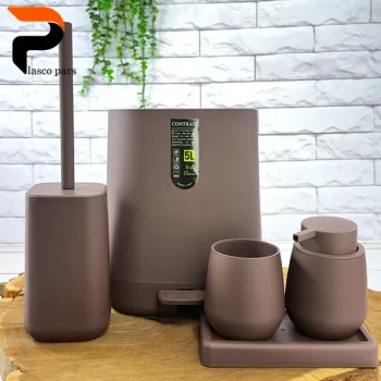 ست بهداشتی 5 پارچه میامی ساده کنتراست - Image 4