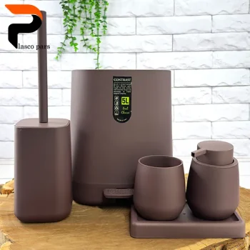 ست بهداشتی 5 پارچه میامی ساده کنتراست