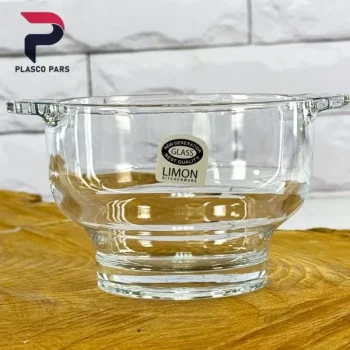 کاسه سوپ خوری شیشه ای تک نفره لیمون