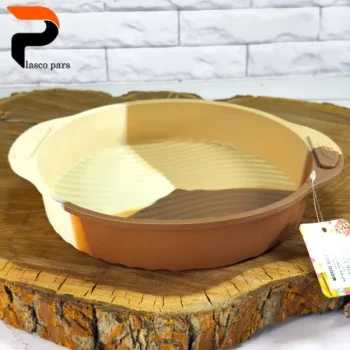 قالب کیک سیلیکونی مواج گرد دسته دار - Image 3