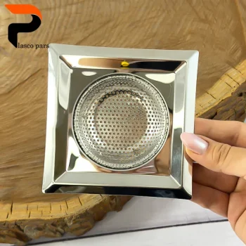 صافی سینک مربع مات