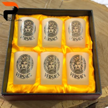 ست شات طرحدار مات مربع 6 عددی کادویی - Image 6