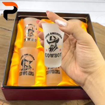 ست شات طرحدار مات گرد 6 عددی کادویی - Image 7