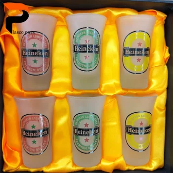 ست شات طرحدار مات گرد 6 عددی کادویی - Image 3