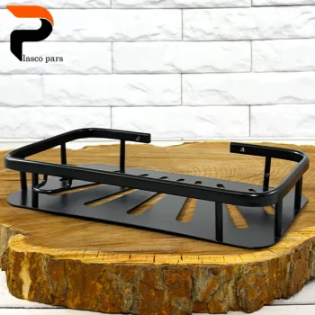 جاشامپویی مستطیل 1 طبقه سینی دار مشکی - Image 4