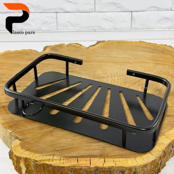 جاشامپویی مستطیل 1 طبقه سینی دار مشکی - Image 3