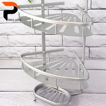 جاشامپویی کنج 2 طبقه سینی دار نقره ای - Image 6