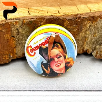 قوطی فلزی فانتزی گرد مینی - Image 2